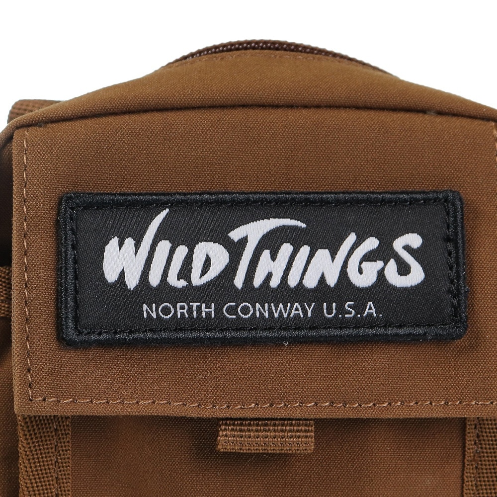 ワイルドシングス（WILD THINGS）（メンズ）ミニショルダーバッグ WT-380-3008BEG ベージュW12×D5×H17