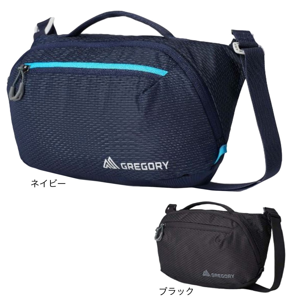 グレゴリー（GREGORY）（メンズ、レディース）耐久撥水加工 軽量 コンパクト ナノショルダーバッグ 3L 1452850413 ブラック