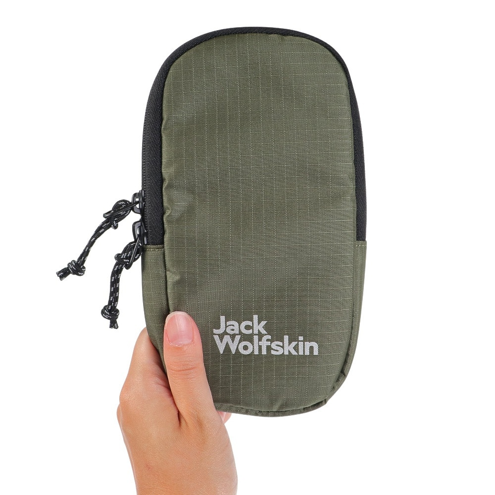 ジャックウルフスキン（JackWolfskin）（メンズ、レディース）メガネケース サングラスケース JP FL HIKER GLASS CASE 2011631-4550 カーキ