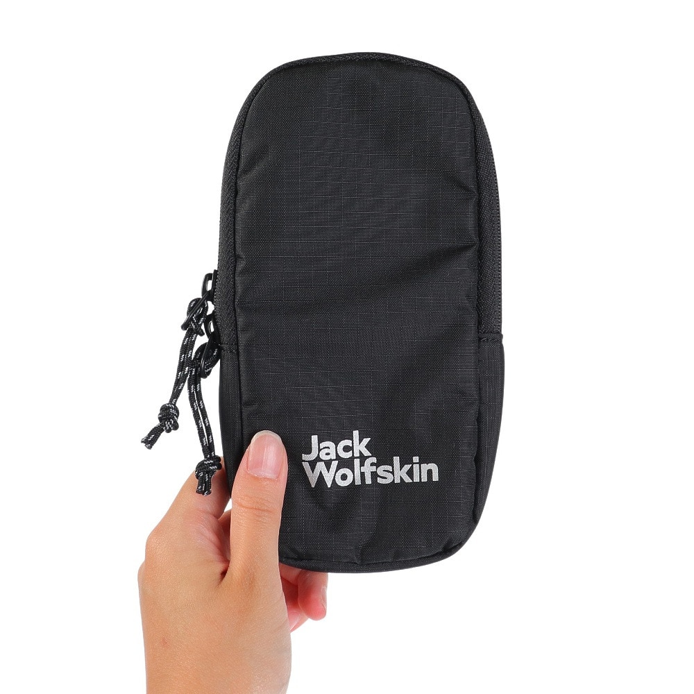 ジャックウルフスキン（JackWolfskin）（メンズ、レディース）メガネケース サングラスケース JP FL HIKER GLASS CASE 2011631-6000 ブラック 