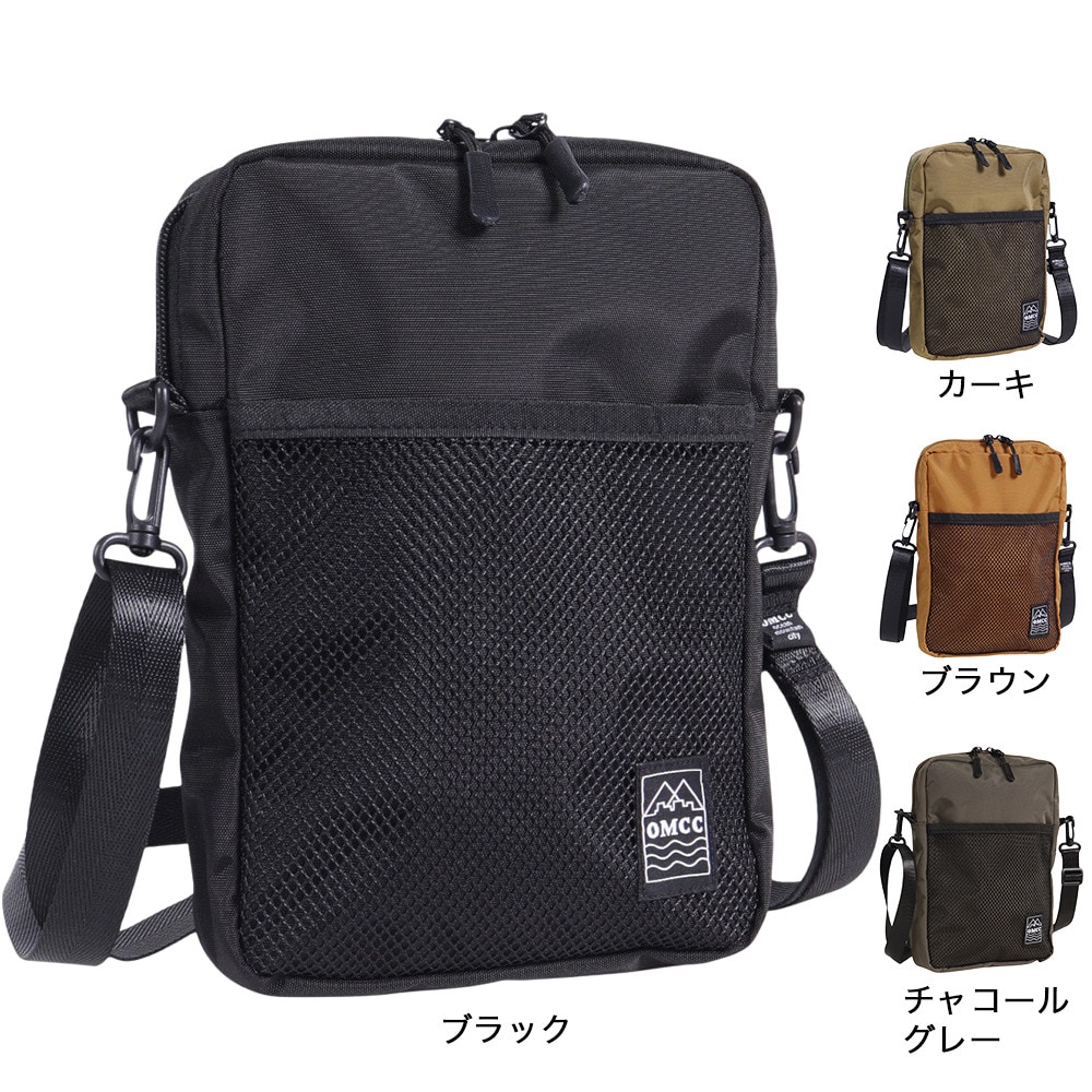 オーエムシーシー（OMCC）（メンズ、レディース）ポーチ バッグ ミニショルダーバッグ OMC-MS0003-Golden Brown