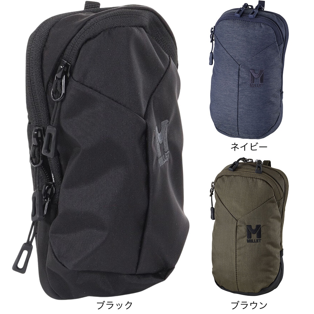 ミレー（Millet）（メンズ、レディース）ポーチ バッグ VARIETE POUCH MIS0592-N6357 小型 W10×H19×D5