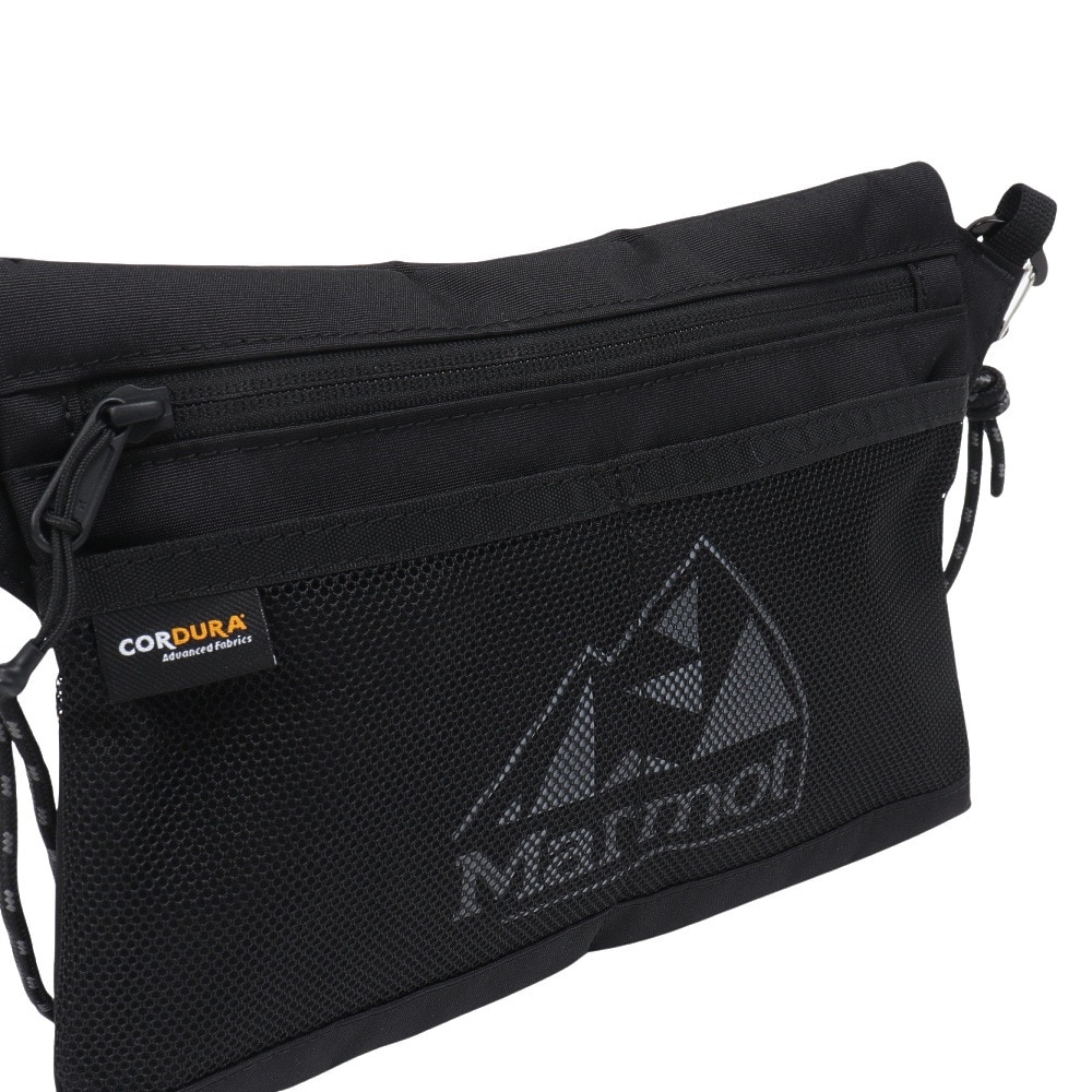 マーモット（Marmot）（メンズ、レディース）ポーチ バッグ クラシック ロゴ サコッシュ TSSUB409-BLK W25×H17.5