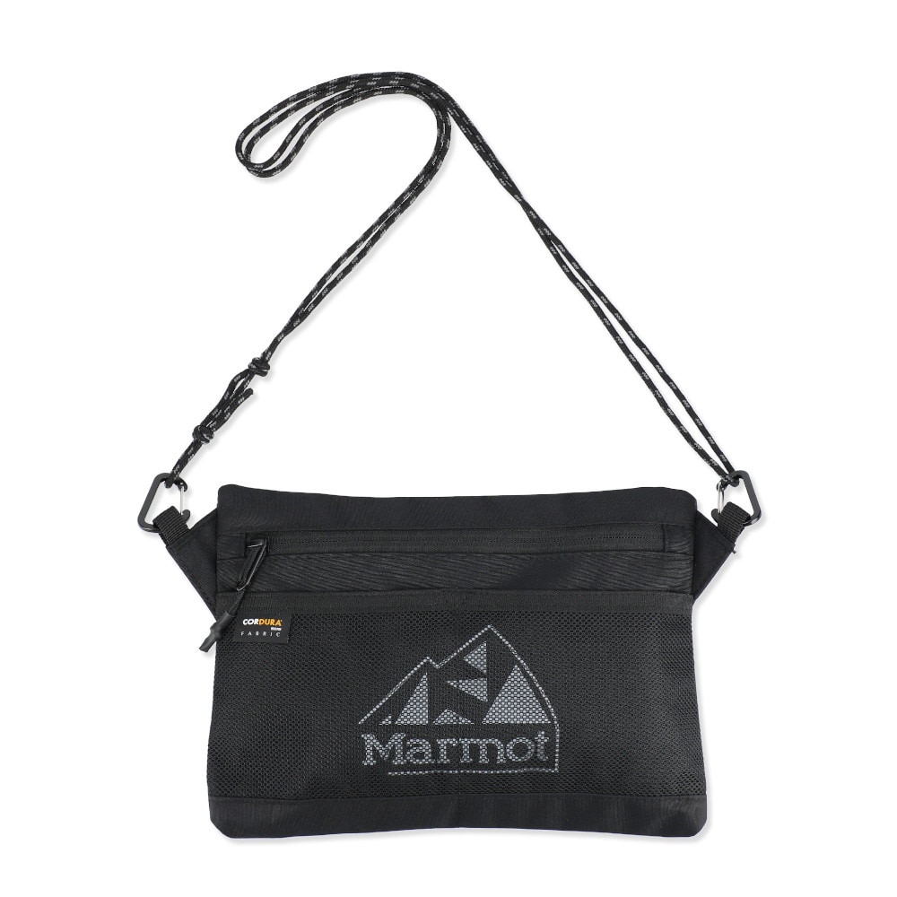 マーモット（Marmot）（メンズ、レディース）ポーチ バッグ クラシック ロゴ サコッシュ TSSUB409-BLK W25×H17.5