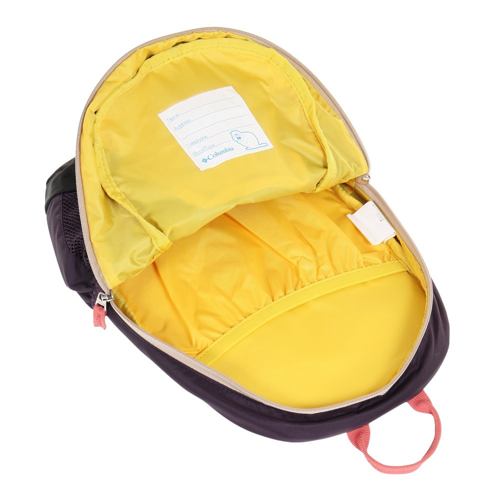 コロンビア（Columbia）（キッズ）バッグ リュック 子供用 ジュニア キャッスルロックユース 12L バックパック PU8266 506 パープル ホイッスル付 遠足