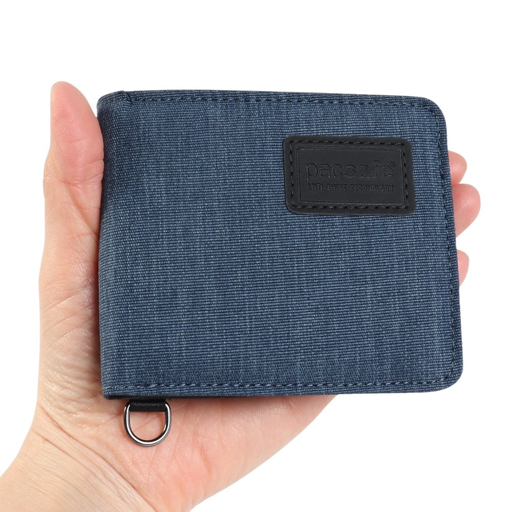 パックセーフ（pacsafe）（メンズ、レディース）財布 ウォレット 二つ折り RFIDバイフォールド 12970304646000 インディゴブルー デニム