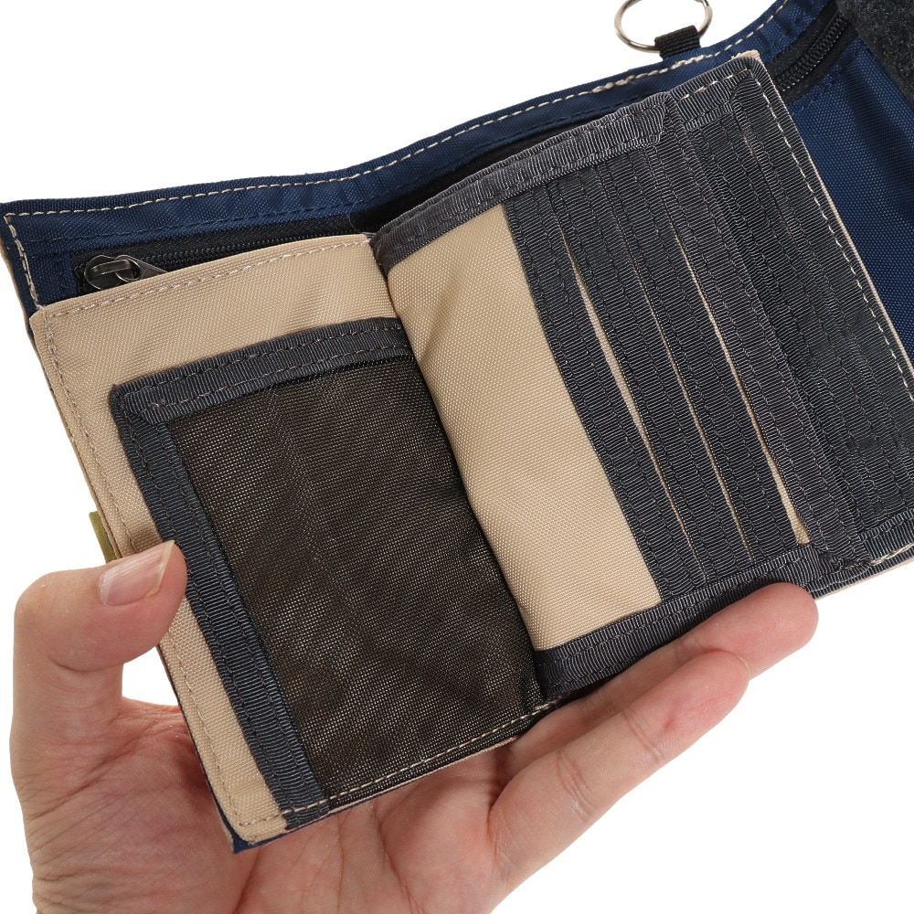 カリマー（karrimor）（メンズ、レディース）財布 コインケース 三つ折り VT wallet 501117-9800 ネイビー×レッド