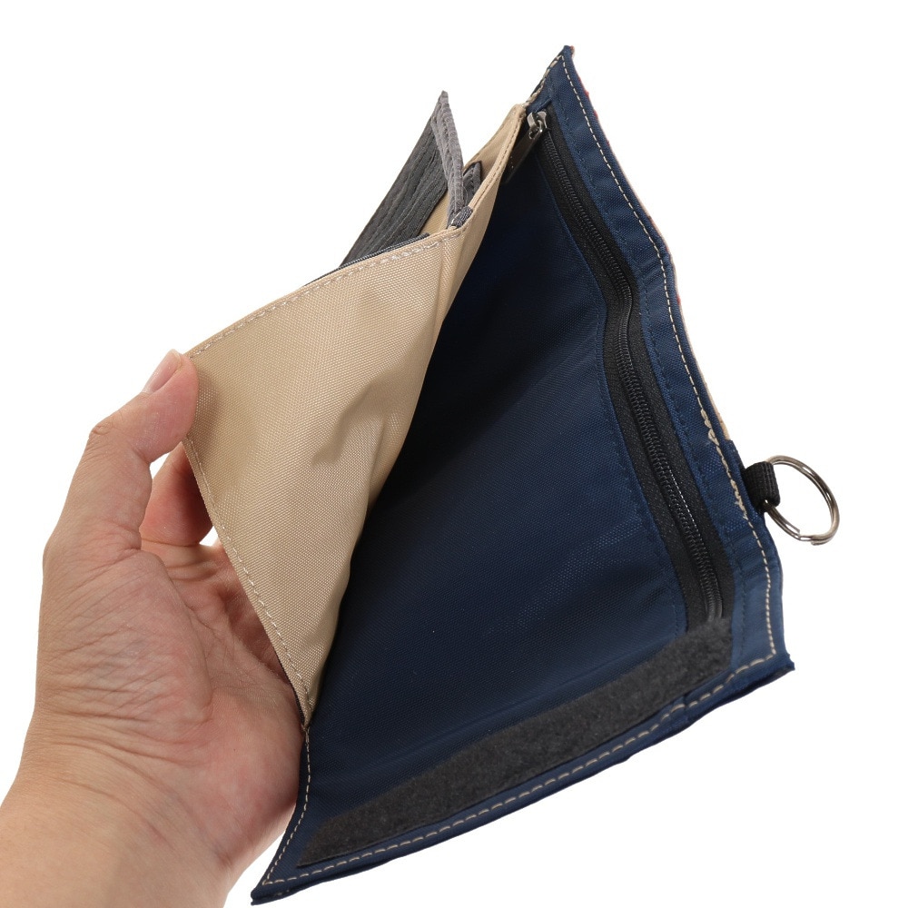 カリマー（karrimor）（メンズ、レディース）財布 コインケース 三つ折り VT wallet 501117-9800 ネイビー×レッド