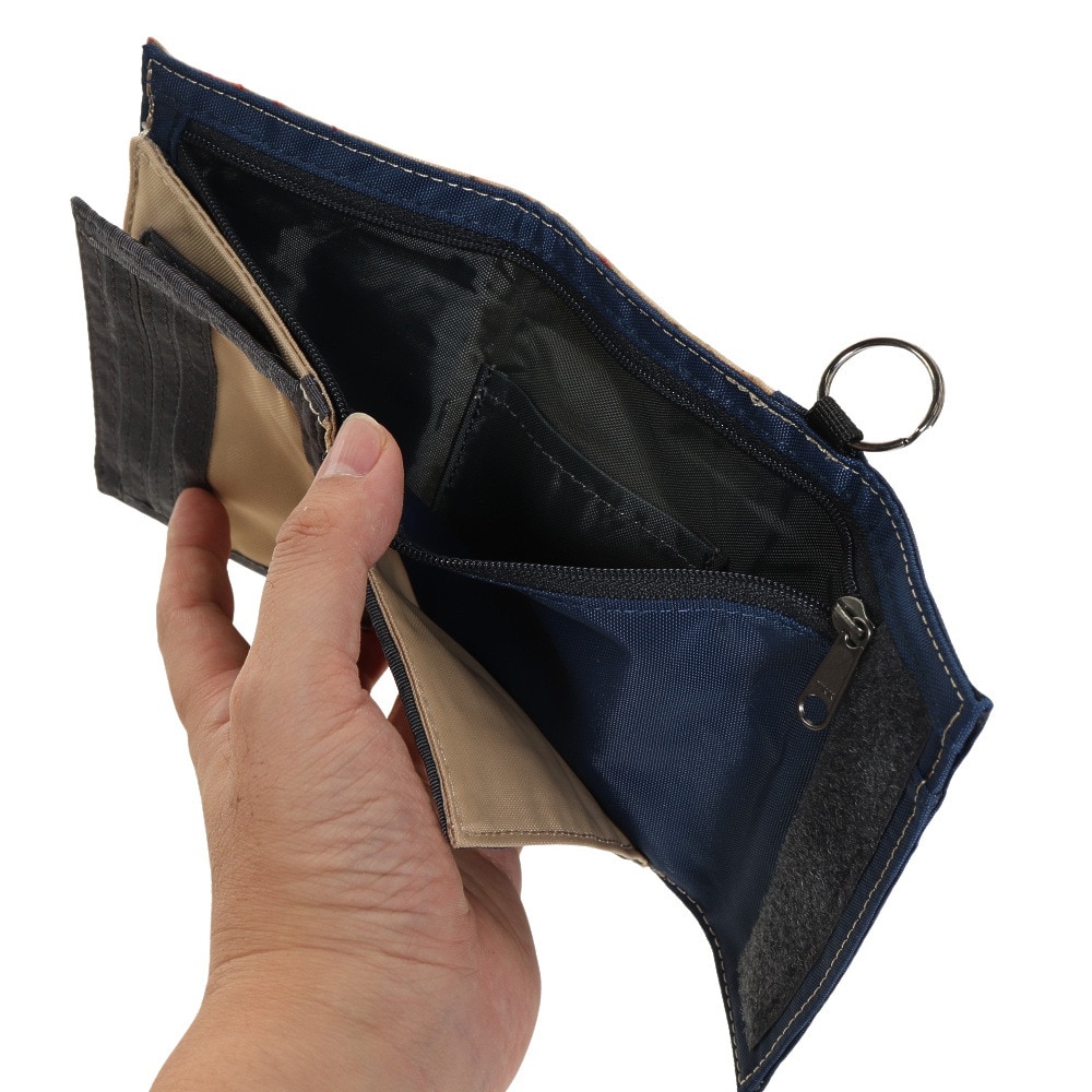 カリマー（karrimor）（メンズ、レディース）財布 コインケース 三つ折り VT wallet 501117-9800 ネイビー×レッド