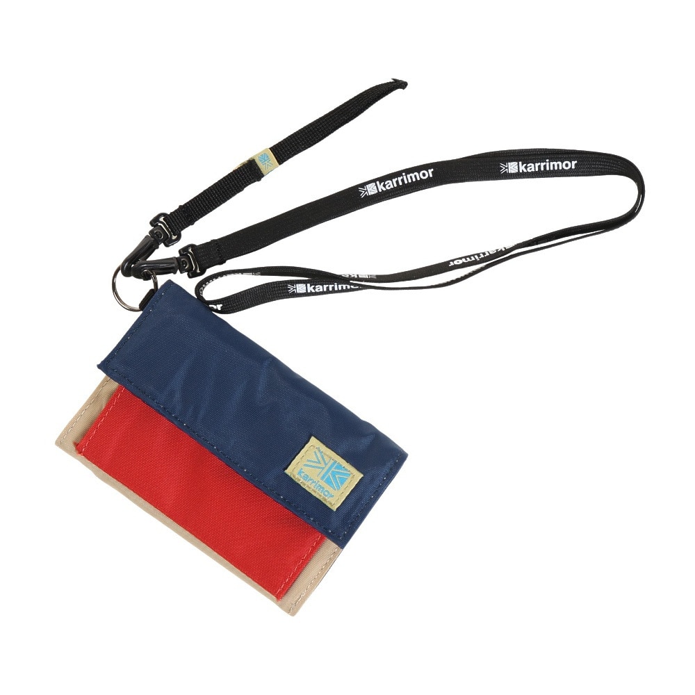 カリマー（karrimor）（メンズ、レディース）財布 コインケース 三つ折り VT wallet 501117-9800 ネイビー×レッド