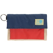 (メンズ、レディース)財布 コインケース 三つ折り VT wallet 501117-9800 ネイビー×レッド