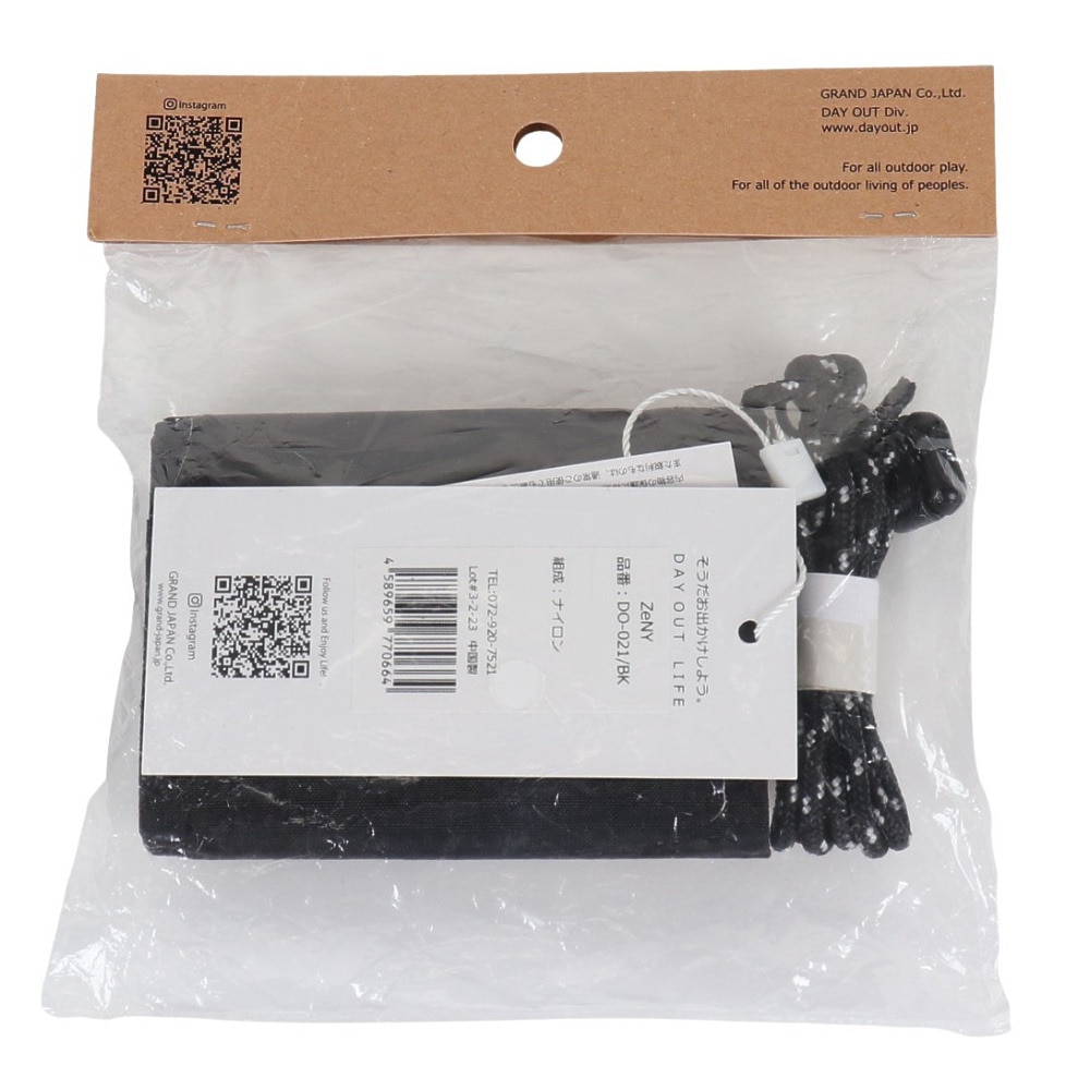 DAYOUT（DAYOUT）（メンズ、レディース）財布 コインケース ZeNY 2way ネックコンパクトウォレット DO021-BLACK ブラック