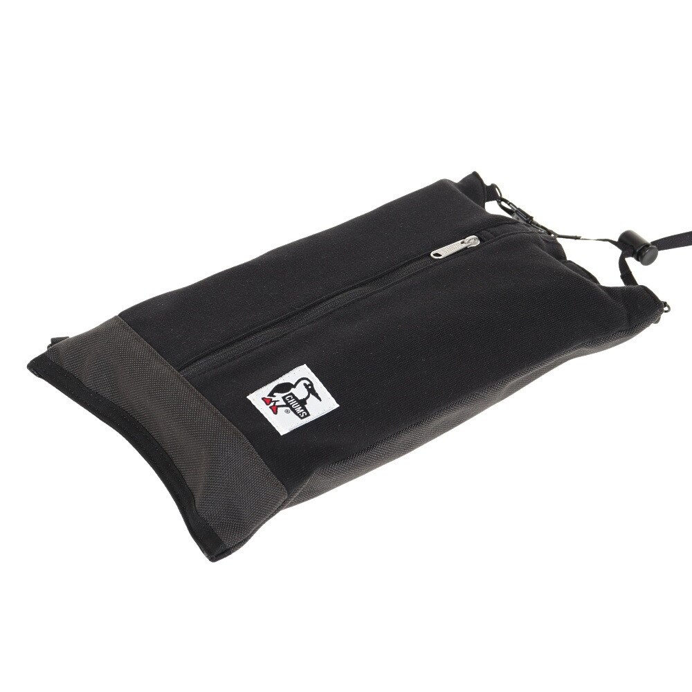 チャムス（CHUMS）（メンズ、レディース）ボックスティッシュカバー スウェットナイロン CH60-2693 Black/Charcoal ブラック×グレー 吊り下げ可能