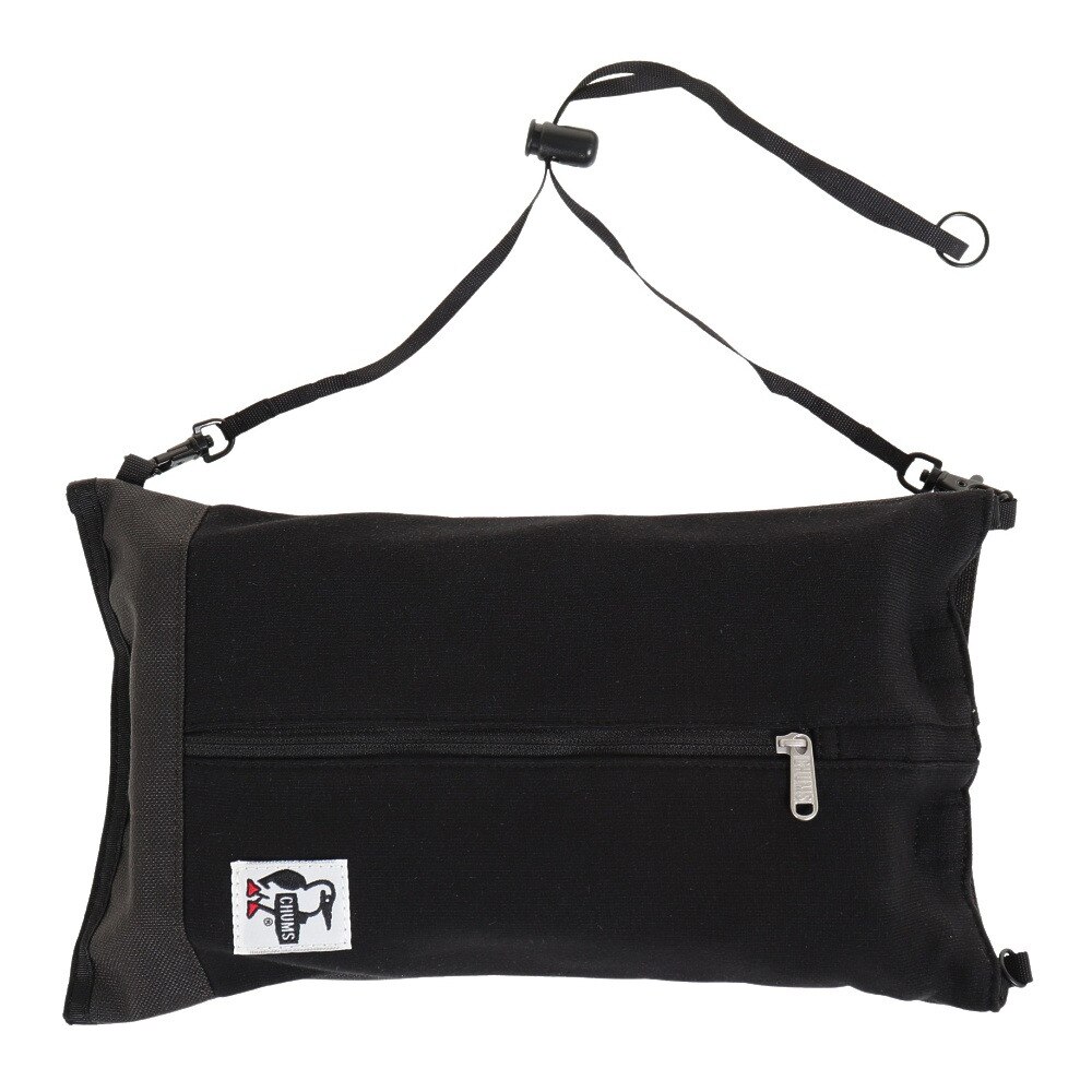 チャムス（CHUMS）（メンズ、レディース）ボックスティッシュカバー スウェットナイロン CH60-2693 Black/Charcoal ブラック×グレー 吊り下げ可能