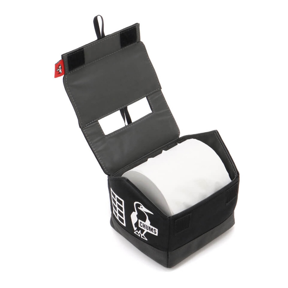 チャムス（CHUMS）（メンズ、レディース、キッズ）汚れにくい 撥水 かわいい 小物入れ トイレットペーパーケース CH60-3331-K018 ブラック