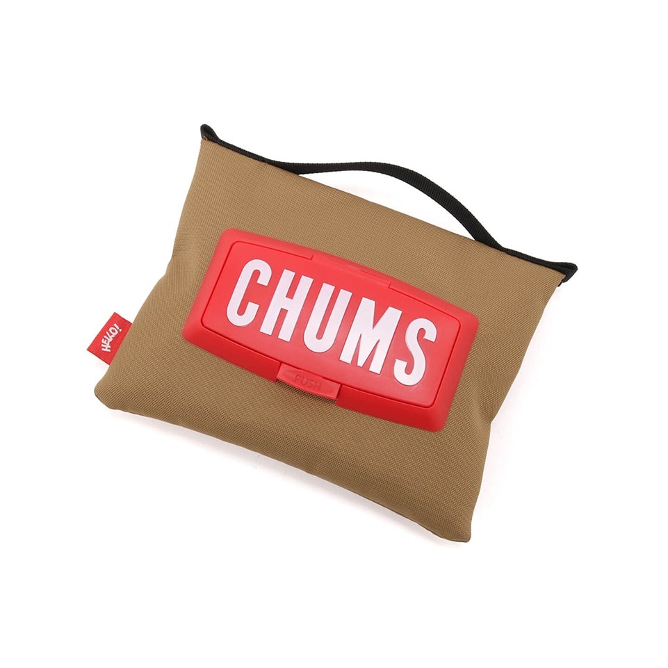 チャムス（CHUMS）（メンズ、レディース）持ち運び楽 かわいい ウェット ティッシュ ケース CH60-3340-B005 カーキ