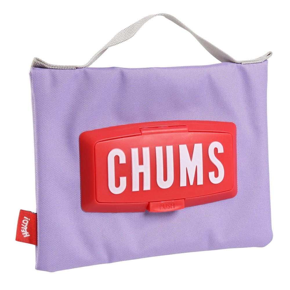 チャムス（CHUMS）（メンズ、レディース）持ち運び楽 かわいい ウェット ティッシュ ケース CH60-3340-P022 ラベンダー 紫