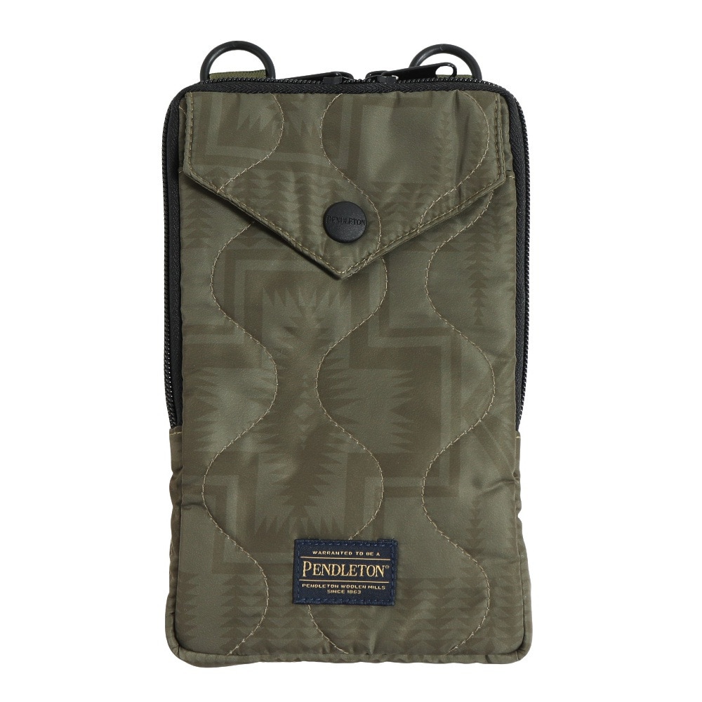 ペンドルトン（PENDLETON）（メンズ、レディース、キッズ）キルティング ネックポーチ PDT-000-233014 OLIVE オリーブ