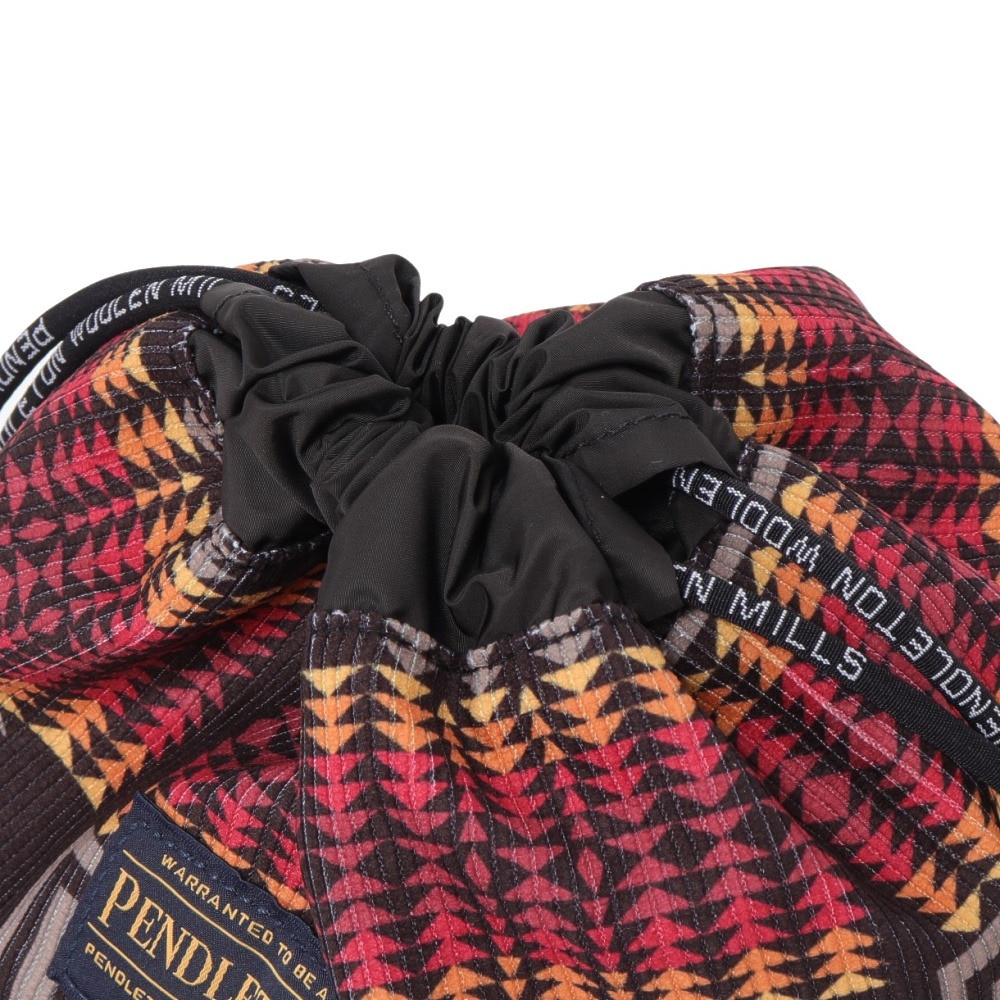ペンドルトン（PENDLETON）（メンズ、レディース）トレッキングバッグ コーデュロイ ドローバッグ PDT-000-243007 BLK