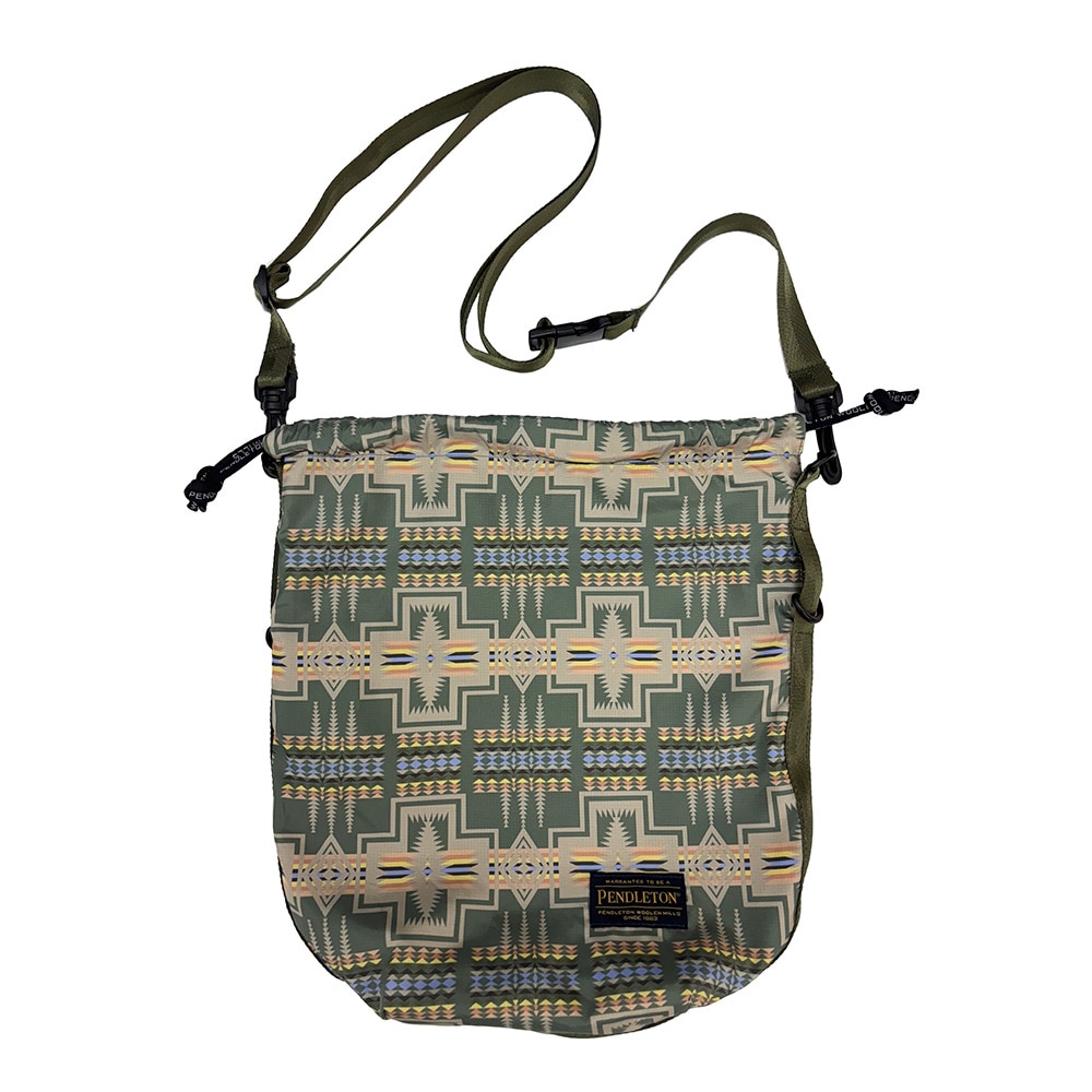 ペンドルトン（PENDLETON）（メンズ、レディース）トレッキングバッグ ラウンドドローポーチ PDT-000-251041 OLIVE