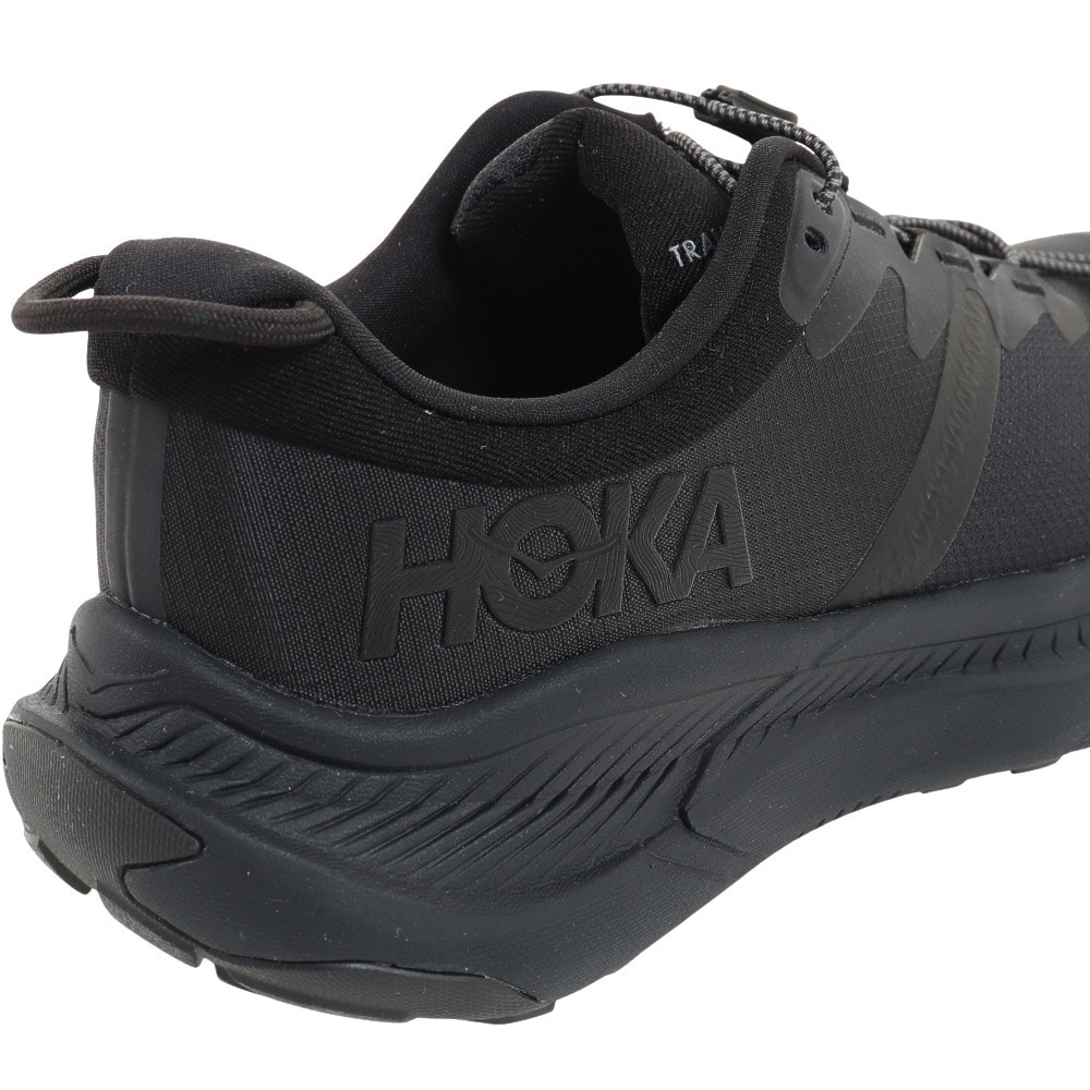 ホカ（HOKA）（メンズ）ハイキング アウトドアシューズ TRANSPORT トランスポート 1123153-BBLC ブラック スニーカー 替え紐付