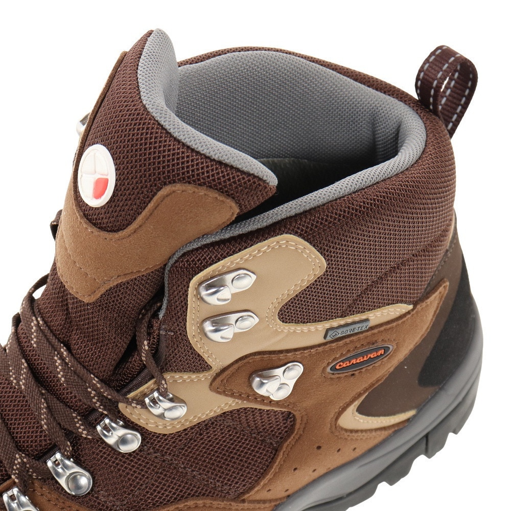 キャラバン（Caravan）（メンズ）アウトドア ブーツ トレッキングシューズ 登山靴 C1-02S 0010106-440 ブラウン 軽量 防水  ゴアテックス 入門者 初心者 アウトドア・キャンプ用品はエルブレス