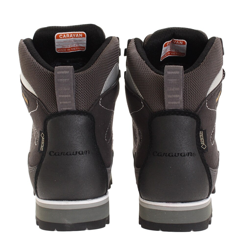 キャラバン（Caravan）（メンズ）トレッキングシューズ ハイカット 登山靴 グランドキング GK83-02 チャコールグレー ゴアテックス★★★