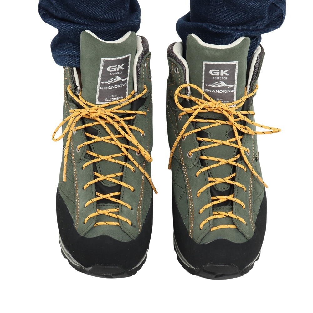 キャラバン（Caravan）（メンズ、レディース）GK23 グリーン 0011230 572 トレッキングシューズ 登山靴 ブーツ アウトドア キャンプ ゴアテックス  ビブラムソール