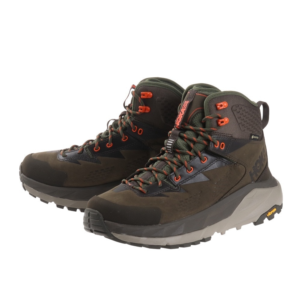 ホカ（HOKA）（メンズ）カハ KAHA GTX オリーブ 1112030-BOGR トレッキングシューズ 登山靴 ハイカット ゴアテックス 防水 ハイキング ブーツ