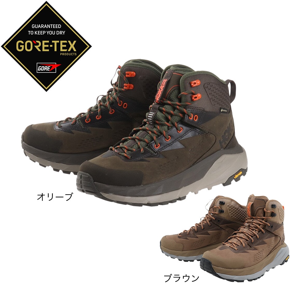 ホカ（HOKA）（メンズ）ゴアテックス トレッキングシューズ ハイカット 登山靴 カハ KAHA レギュラー 1112030-BOGR