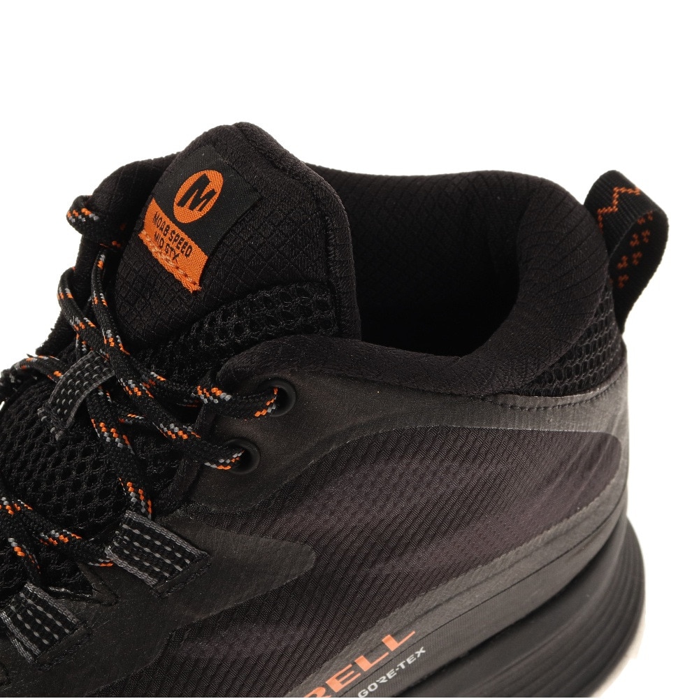メレル（MERRELL）（メンズ）アウトドアシューズ トレッキングシューズ 登山靴 MOAB SPEED MID GORE-TEX 135409 BLK