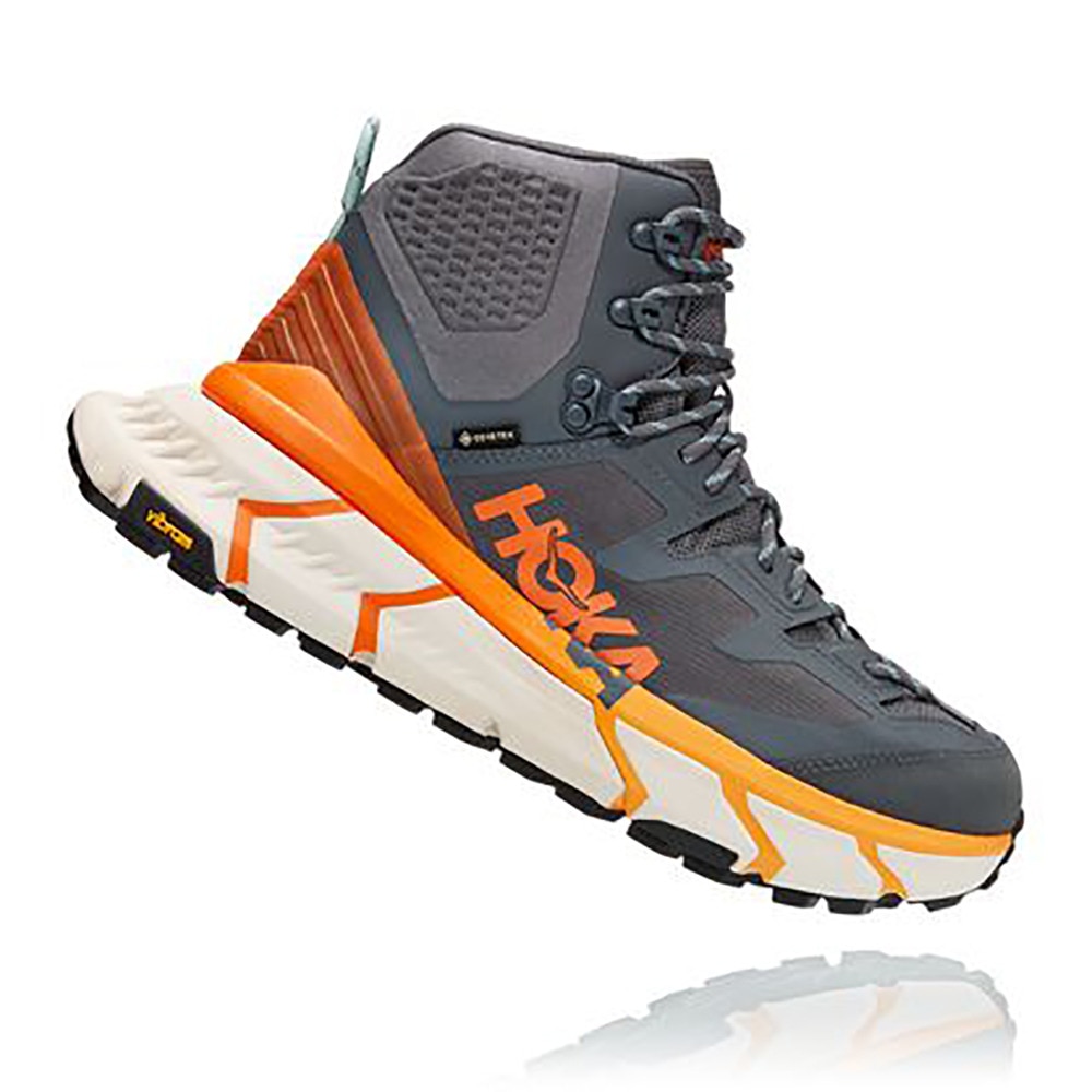 ホカ（HOKA）（メンズ）トレッキングシューズ ハイカット 登山靴 テンナイン ハイク GTX 1113510-CPOR グレー ゴアテックス 撥水