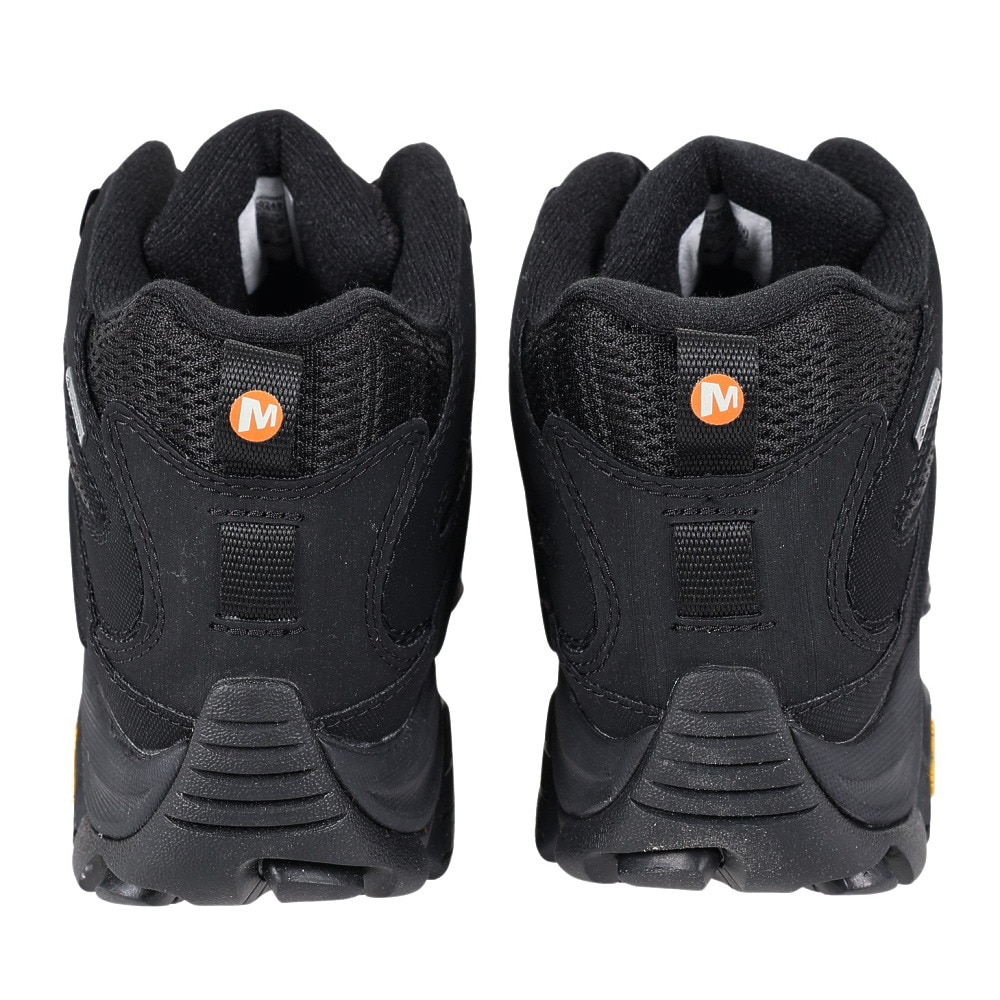 メレル（MERRELL）（メンズ）ゴアテックス トレッキングシューズ ハイカット 登山靴 モアブ3 SYNTHETIC MID 500249 TRIPLE BLK ビブラムソール