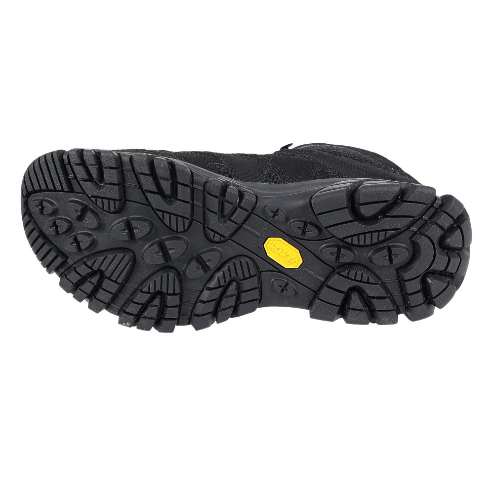 メレル（MERRELL）（メンズ）トレッキングシューズ ハイカット 登山靴 MOAB 3 SYNTHETIC MID ゴアテックス 500249 TRIPLE BLK ブラック ビブラムソール