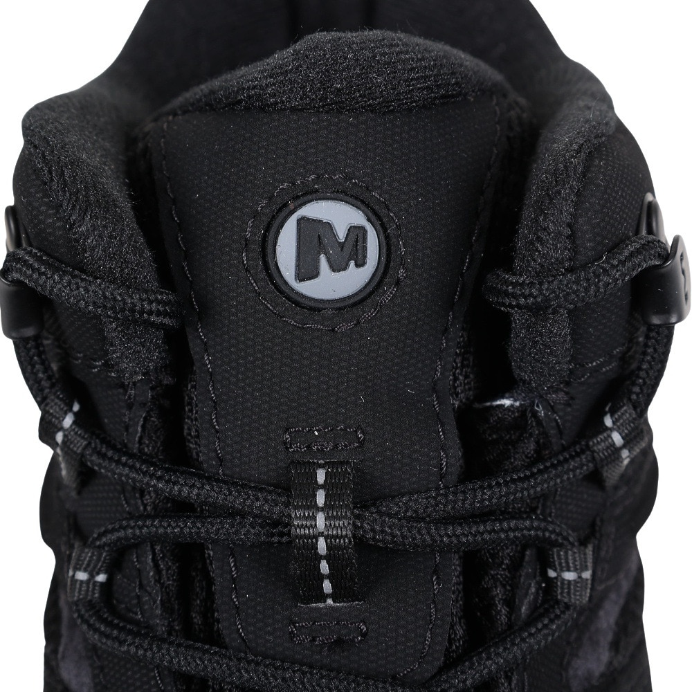 メレル（MERRELL）（メンズ）トレッキングシューズ ハイカット 登山靴 MOAB 3 SYNTHETIC MID ゴアテックス 500249 TRIPLE BLK ブラック ビブラムソール