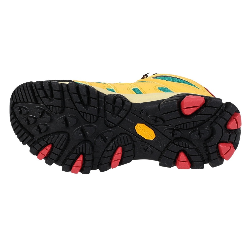 メレル（MERRELL）（メンズ）トレッキングシューズ ハイカット 登山靴 MOAB 3 SYNTHETIC MID ゴアテックス 500251 YELLOW イエロー×グリーン ビブラムソール