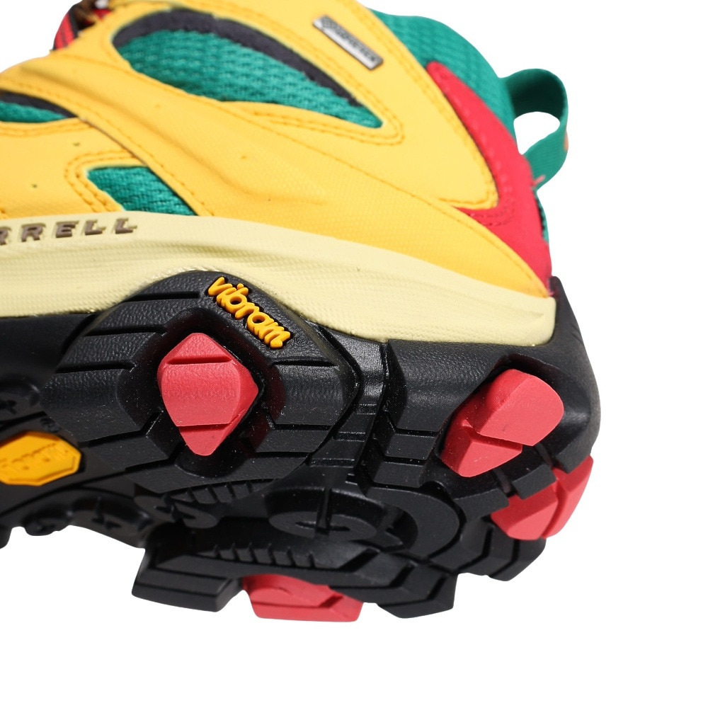 メレル（MERRELL）（メンズ）トレッキングシューズ ハイカット 登山靴 MOAB 3 SYNTHETIC MID ゴアテックス 500251 YELLOW イエロー×グリーン ビブラムソール