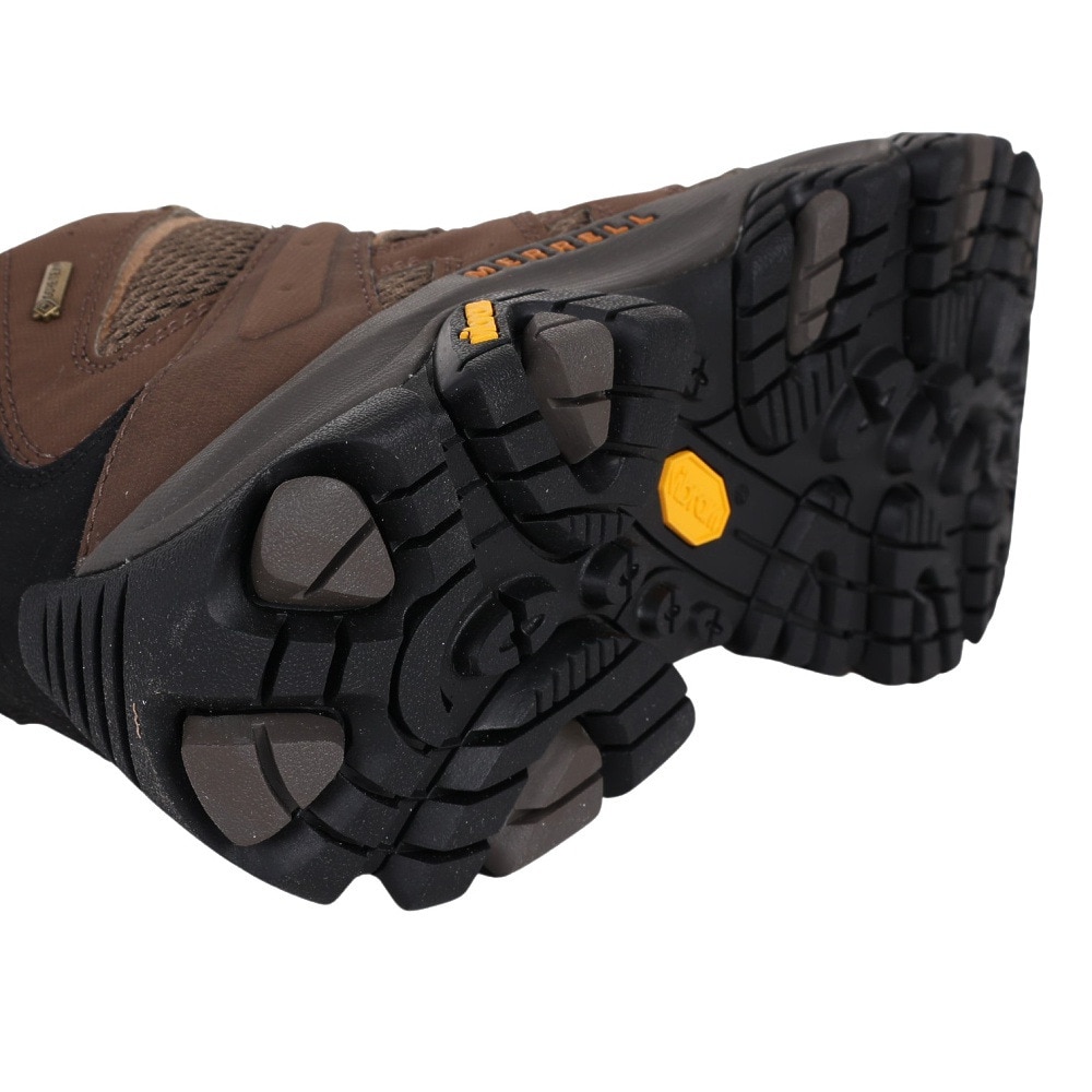 メレル（MERRELL）（メンズ）トレッキングシューズ ハイカット 登山靴 モアブ 3 シンセティック ミッド ゴアテックス ワイドワイズ 500253W ブラウン