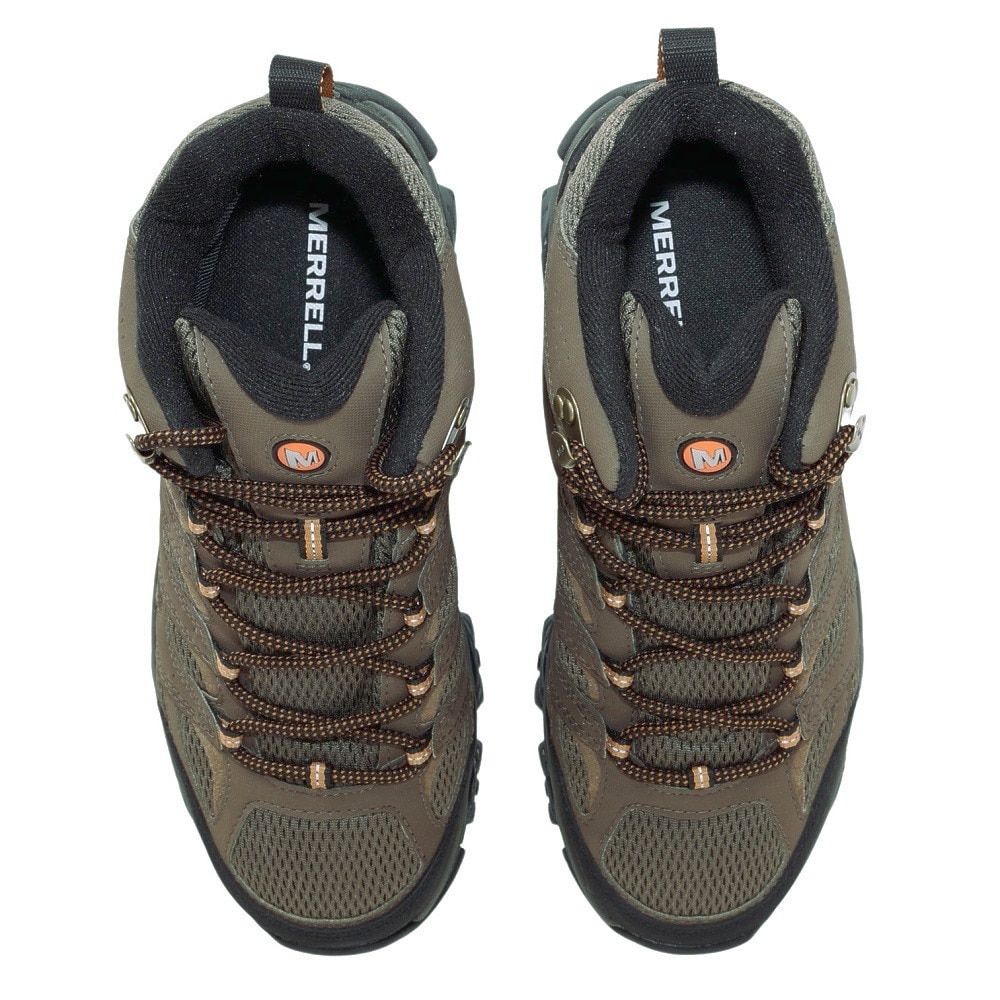 メレル（MERRELL）（メンズ）トレッキングシューズ ハイカット 登山靴 モアブ 3 シンセティック ミッド ゴアテックス ワイドワイズ 500253W ブラウン