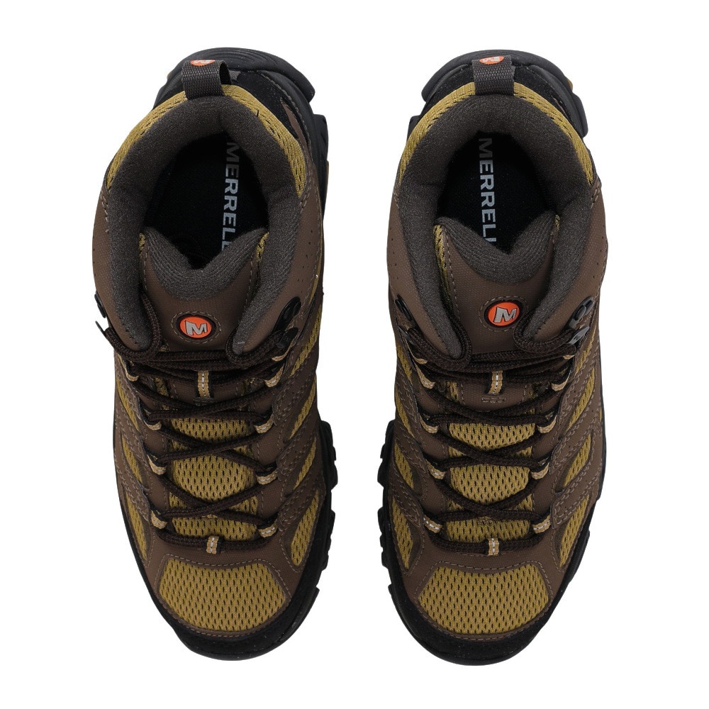 メレル（MERRELL）（メンズ）トレッキングシューズ ハイカット 登山靴 モアブ 3 シンセティック ミッド ゴアテックス 500255 カーキ