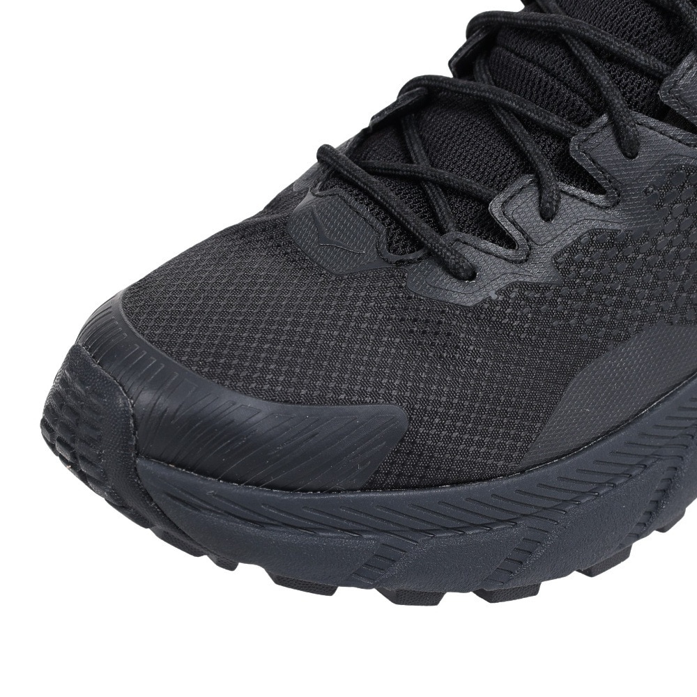 ホカ（HOKA）（メンズ）トレッキングシューズ ハイカット 登山靴 TRAIL CODE トレイルコード GTX 1123165-BRVN ブラック ゴアテックス 防水