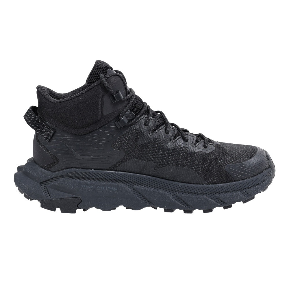 ホカ（HOKA）（メンズ）トレッキングシューズ ハイカット 登山靴 TRAIL CODE トレイルコード GTX 1123165-BRVN ブラック ゴアテックス 防水