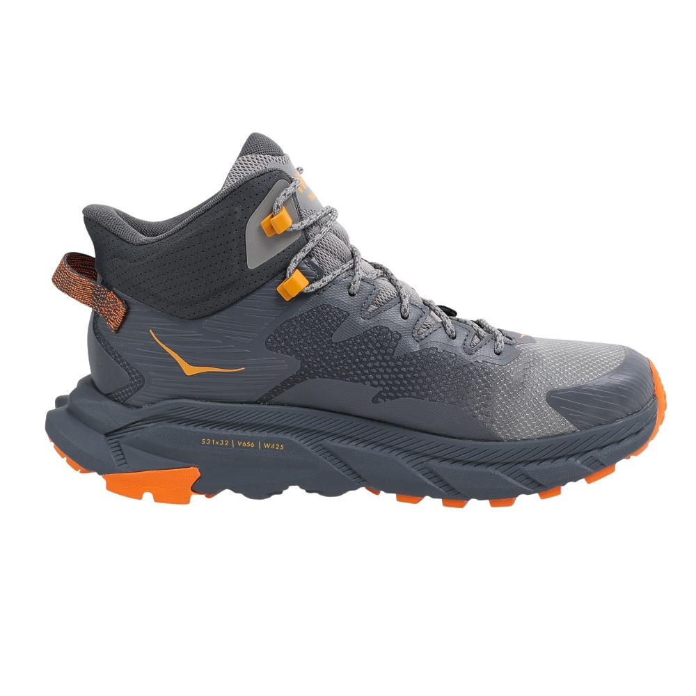 ホカ（HOKA）（メンズ）トレッキングシューズ ハイカット 登山靴 TRAIL CODE トレイルコード GTX 1123165-CPOR グレー ゴアテックス 防水