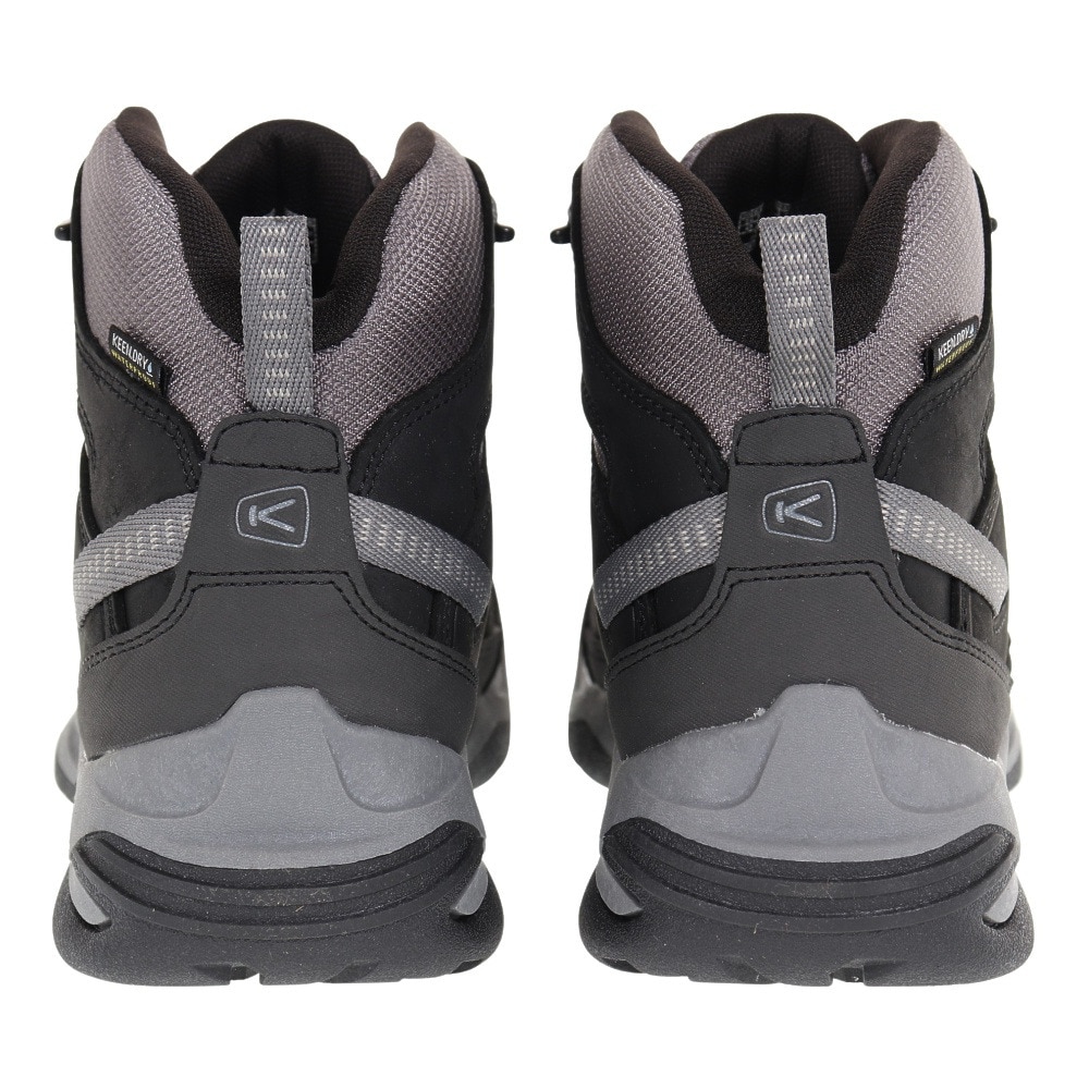 キーン（KEEN）（メンズ）トレッキングシューズ 登山靴 サーカディア ミッド ウォータープルーフ 防水ハイキングシューズ 1026768 ブラック