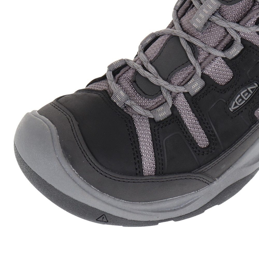 キーン（KEEN）（メンズ）トレッキングシューズ 登山靴 サーカディア ミッド ウォータープルーフ 防水ハイキングシューズ 1026768 ブラック