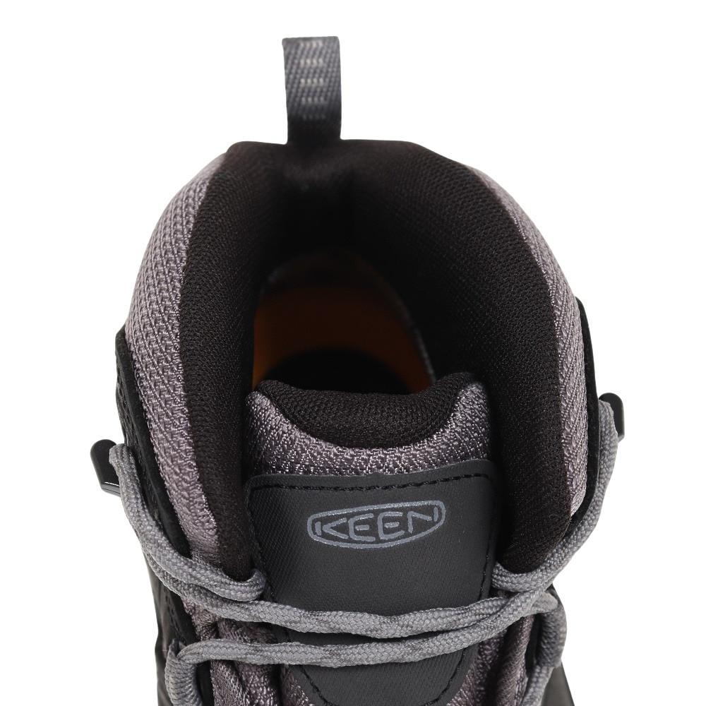 キーン（KEEN）（メンズ）トレッキングシューズ 登山靴 サーカディア ミッド ウォータープルーフ 防水ハイキングシューズ 1026768 ブラック