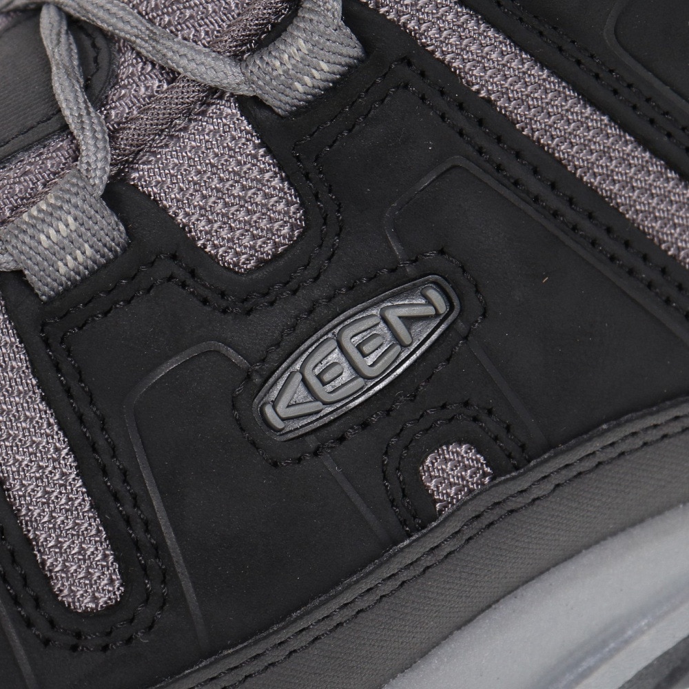キーン（KEEN）（メンズ）トレッキングシューズ 登山靴 サーカディア ミッド ウォータープルーフ 防水ハイキングシューズ 1026768 ブラック