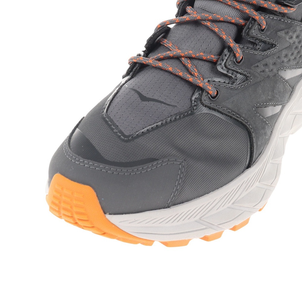 ホカ（HOKA）（メンズ）トレッキングシューズ ハイカット 登山靴 アナカパミッドGTX 1122018-CHMSM グレー ゴアテックス 防水 はっ水 軽量