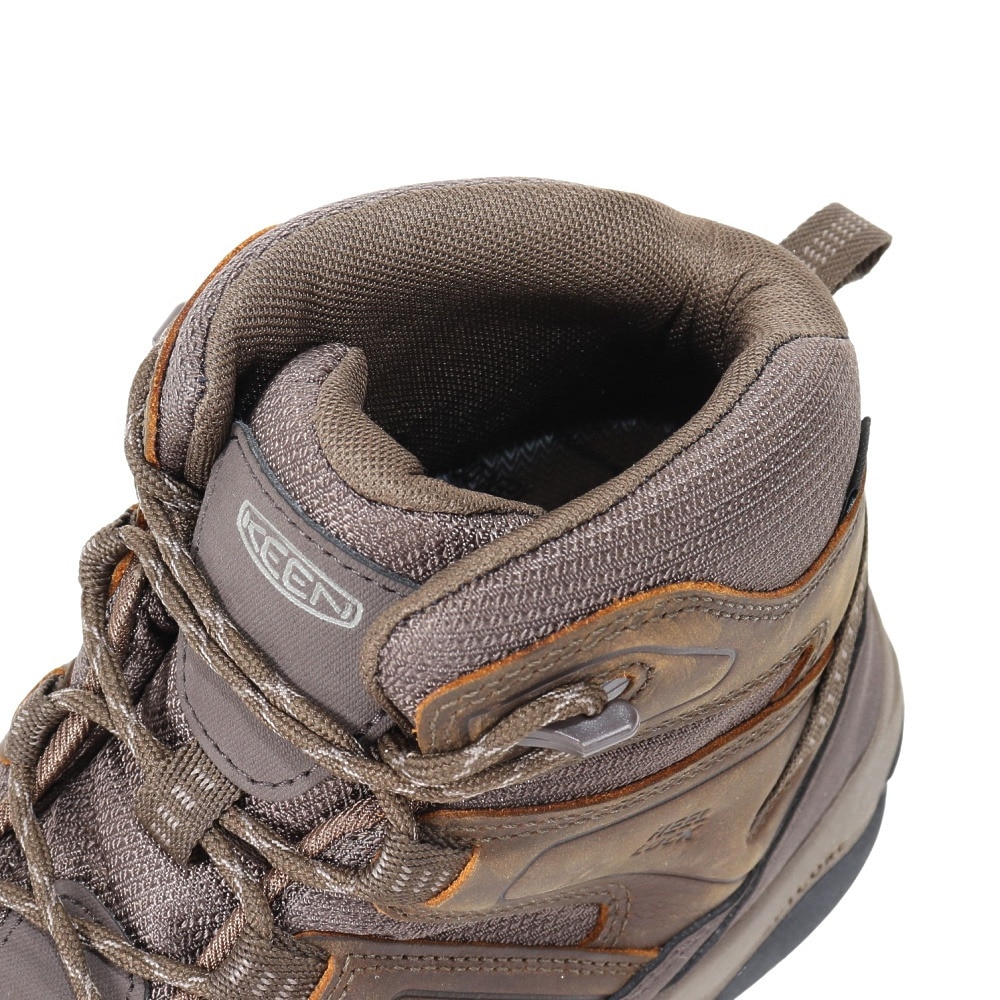 キーン（KEEN）（メンズ）トレッキングシューズ ハイカット 登山靴  サーカディア ミッド ウォータープルーフ 防水ハイキングシューズ 1026769