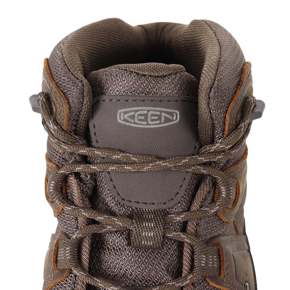 キーン（KEEN）（メンズ）トレッキングシューズ ハイカット 登山靴  サーカディア ミッド ウォータープルーフ 防水ハイキングシューズ 1026769